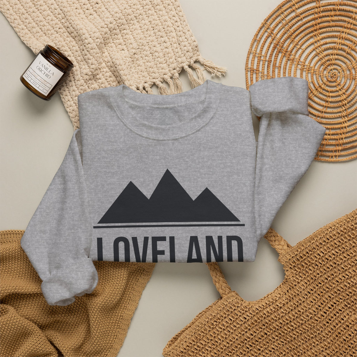 Loveland Colorado Sweetheart City Crewneck Sweatshirt