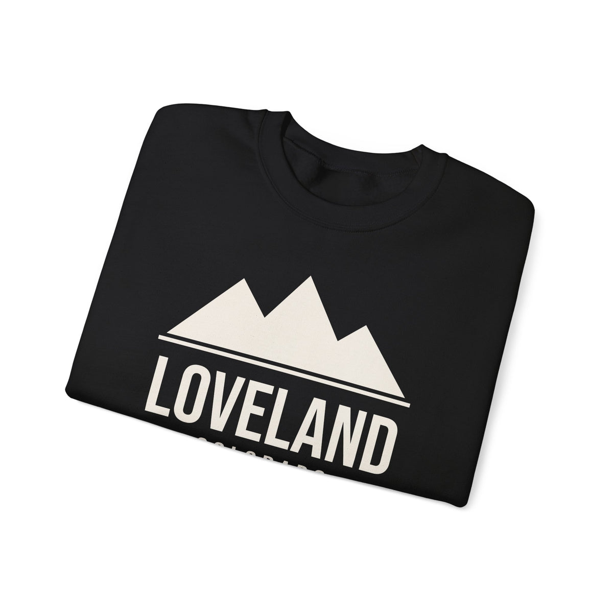 Loveland Colorado Sweetheart City Crewneck Sweatshirt – Dark Colors