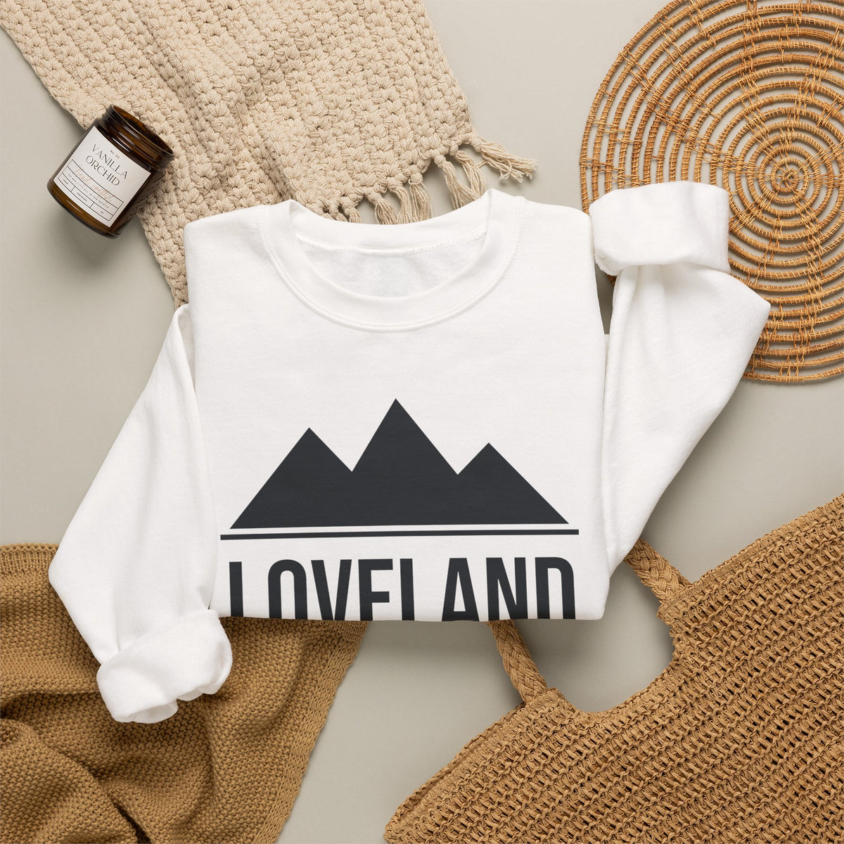 Loveland Colorado Sweetheart City Crewneck Sweatshirt