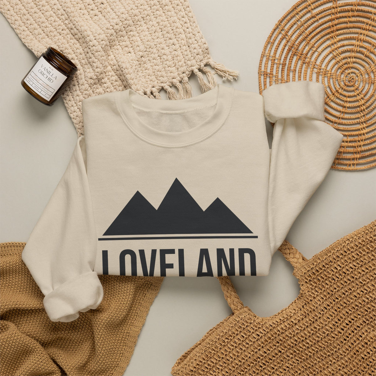 Loveland Colorado Sweetheart City Crewneck Sweatshirt